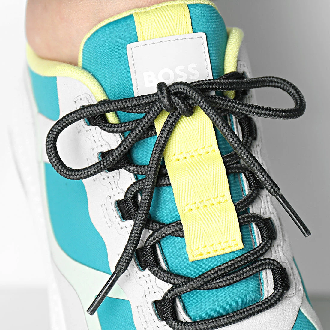 Promo 😉 Baskets Titanium Runner 50470621 Open Green de BOSS 😀 – Image 3