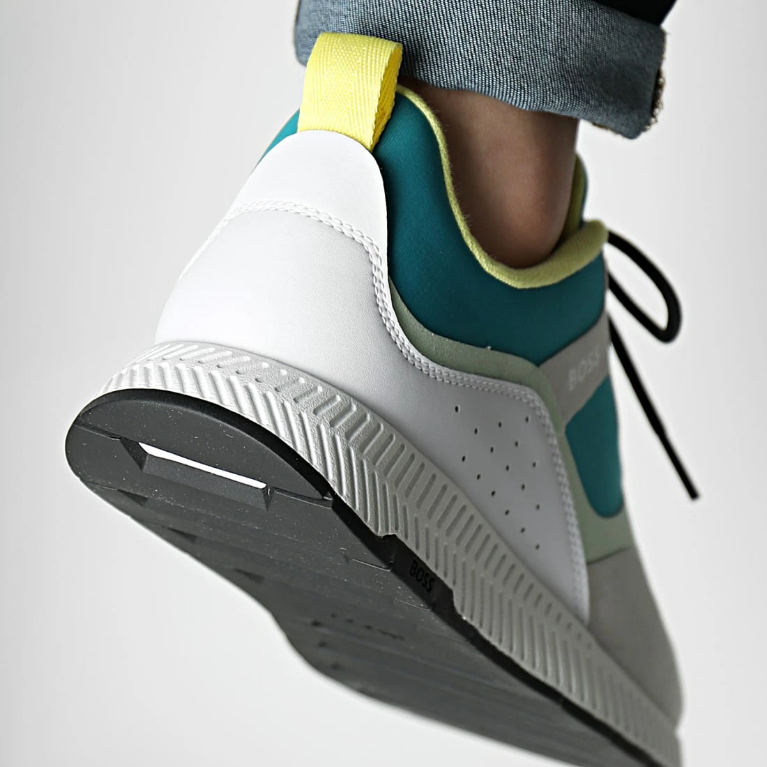 Promo 😉 Baskets Titanium Runner 50470621 Open Green de BOSS 😀 – Image 4