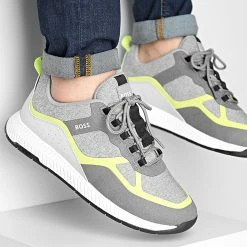 Acheter ⭐ Baskets Titanium Runner 50470597 Open Yellow de BOSS 🥰