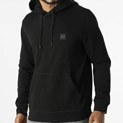 Meilleure affaire 🌟 Sweat Capuche 50468445 Noir de BOSS 😀