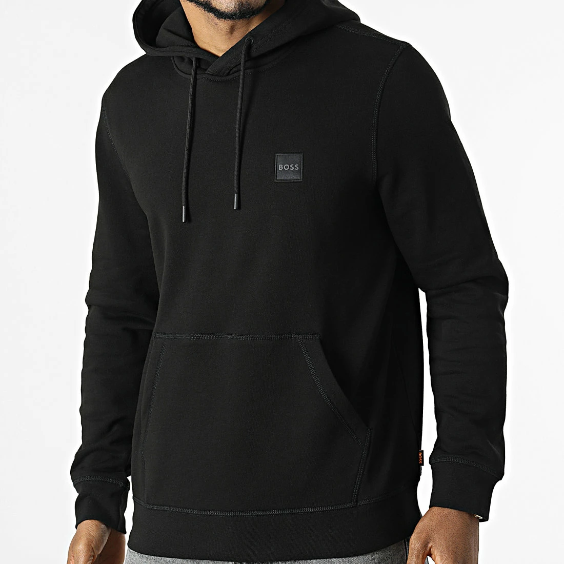 Meilleure affaire 🌟 Sweat Capuche 50468445 Noir de BOSS 😀