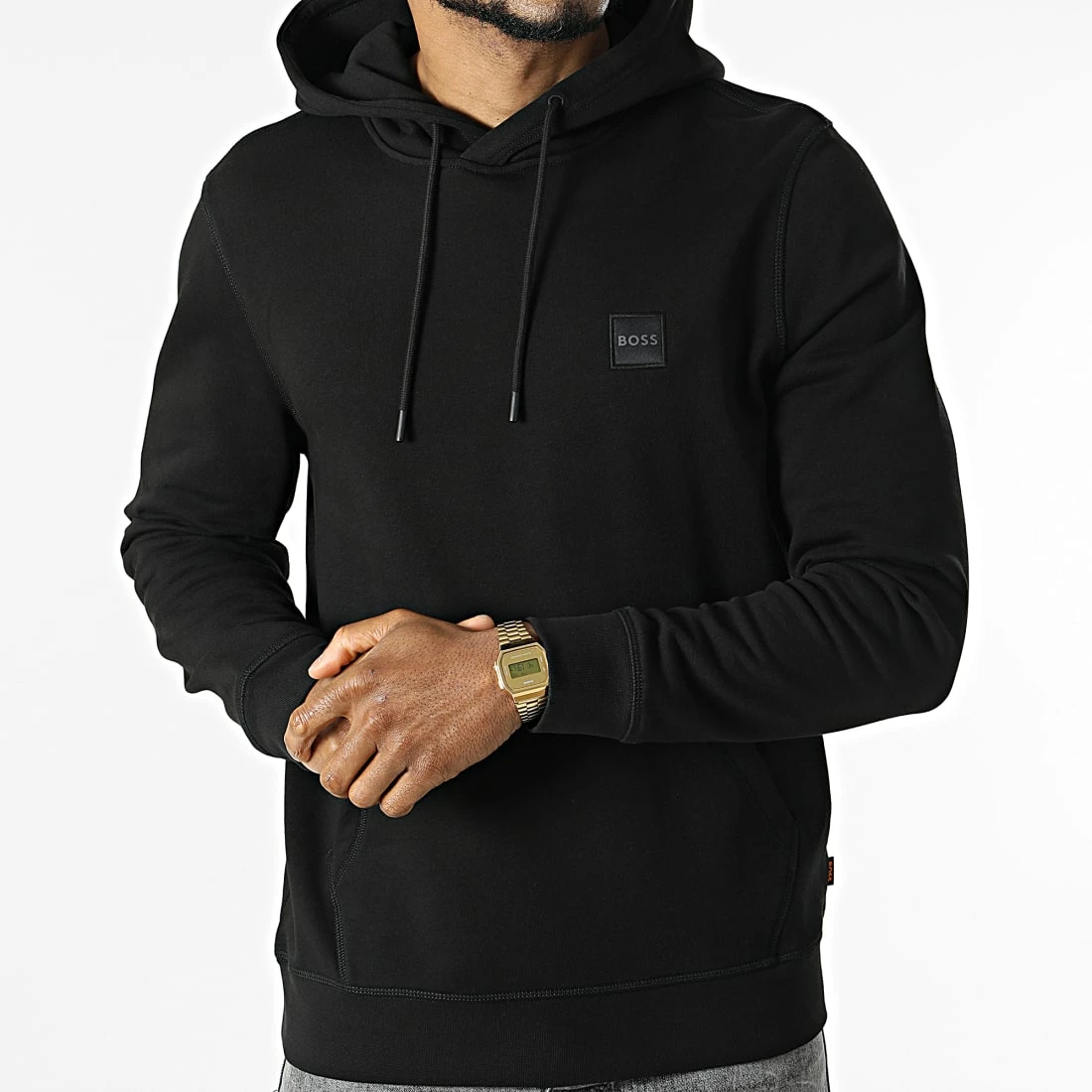 Meilleure affaire 🌟 Sweat Capuche 50468445 Noir de BOSS 😀 – Image 3