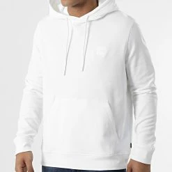 Meilleure affaire 💯 Sweat Capuche 50468445 Blanc de BOSS 👍
