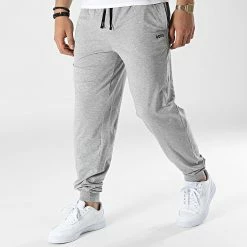 Vente flash ❤️ Pantalon Jogging 50469538 Gris Chiné de BOSS 🔔
