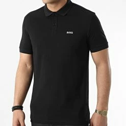 Meilleure affaire 🧨 Polo Manches Courtes 50469258 Noir de BOSS 🔥