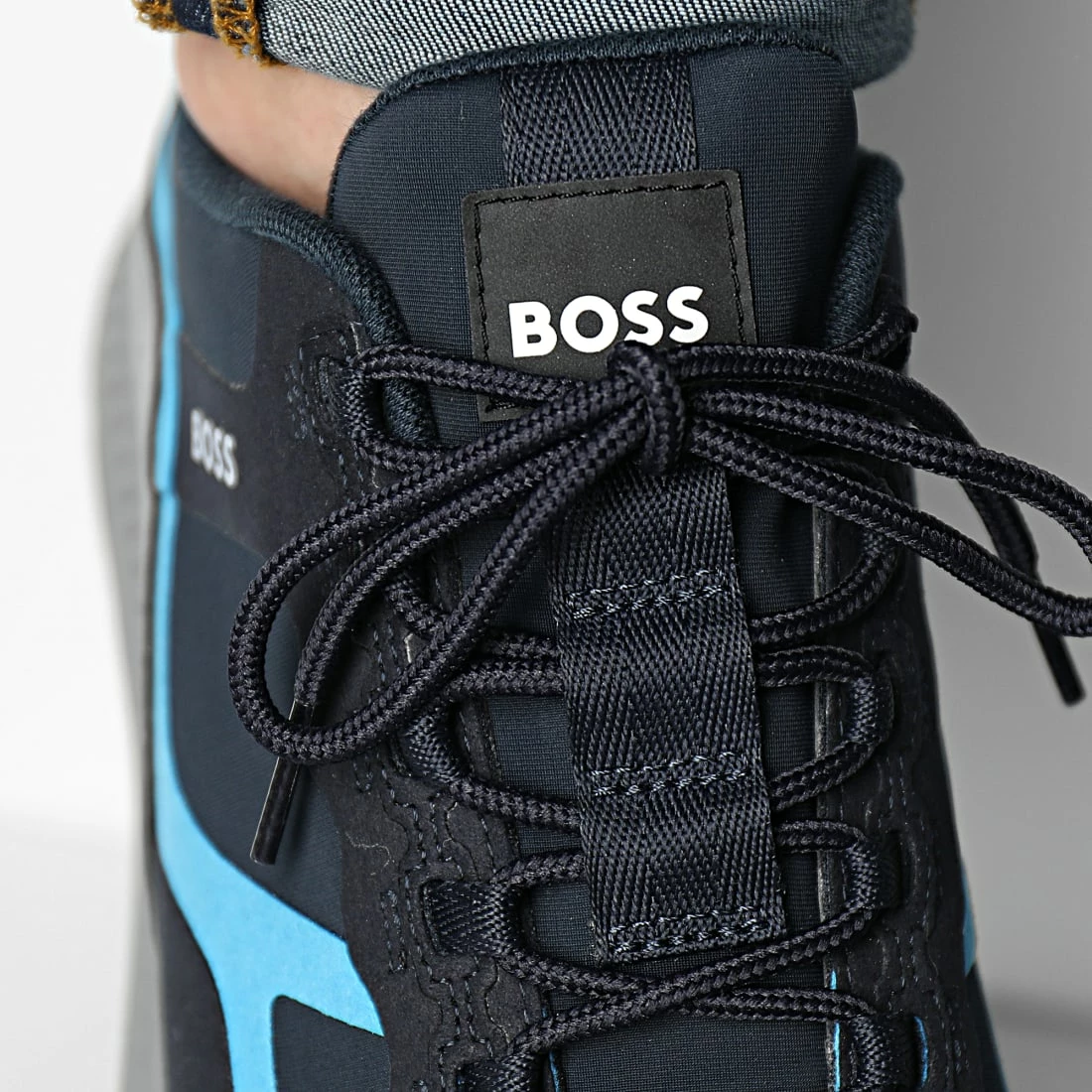 Meilleur prix 🎁 Baskets Titanium Runner 50470621 Open Blue de BOSS 🥰 – Image 3