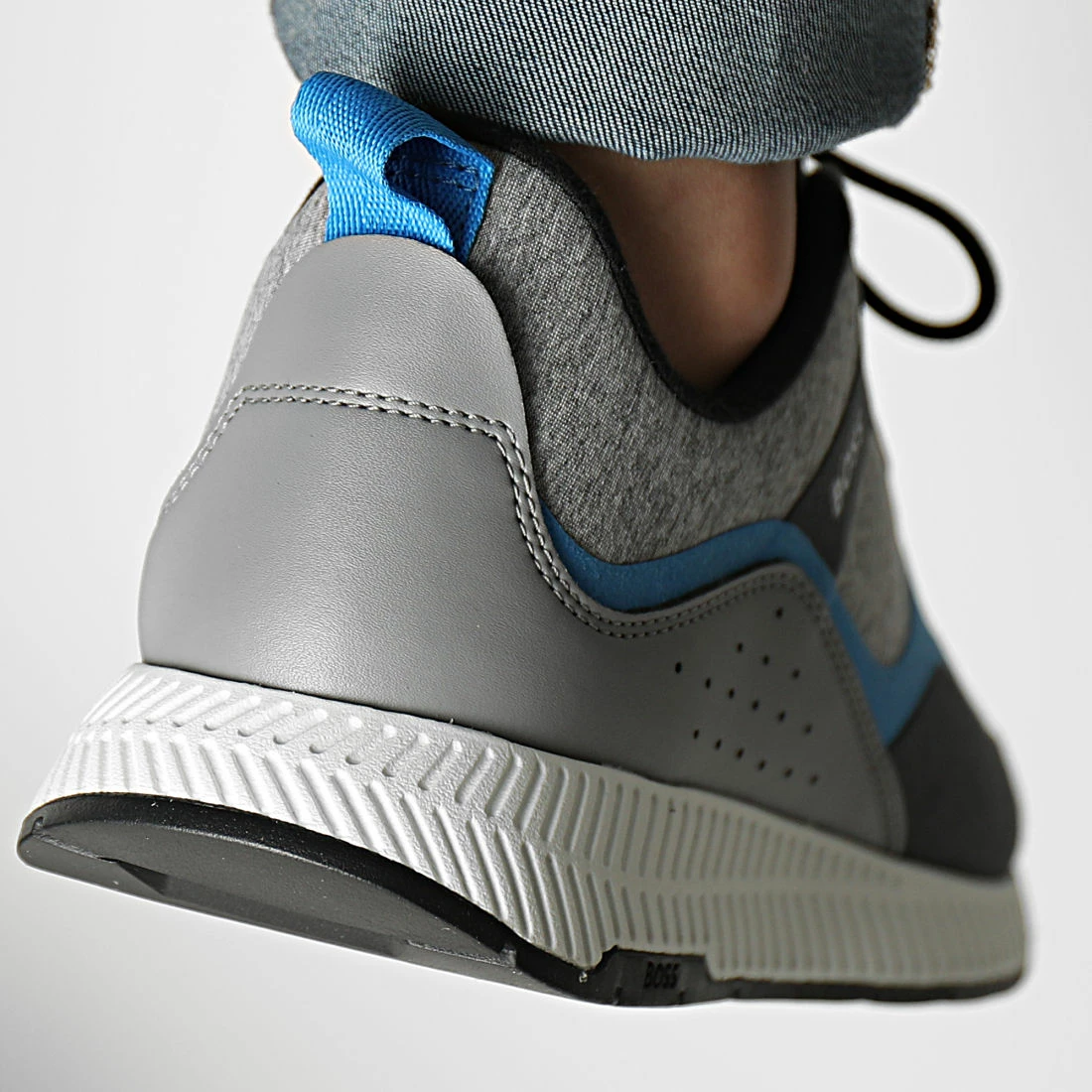 Coupon 🎉 Baskets Titanium Runner 50470597 Open Blue de BOSS ❤️ – Image 4