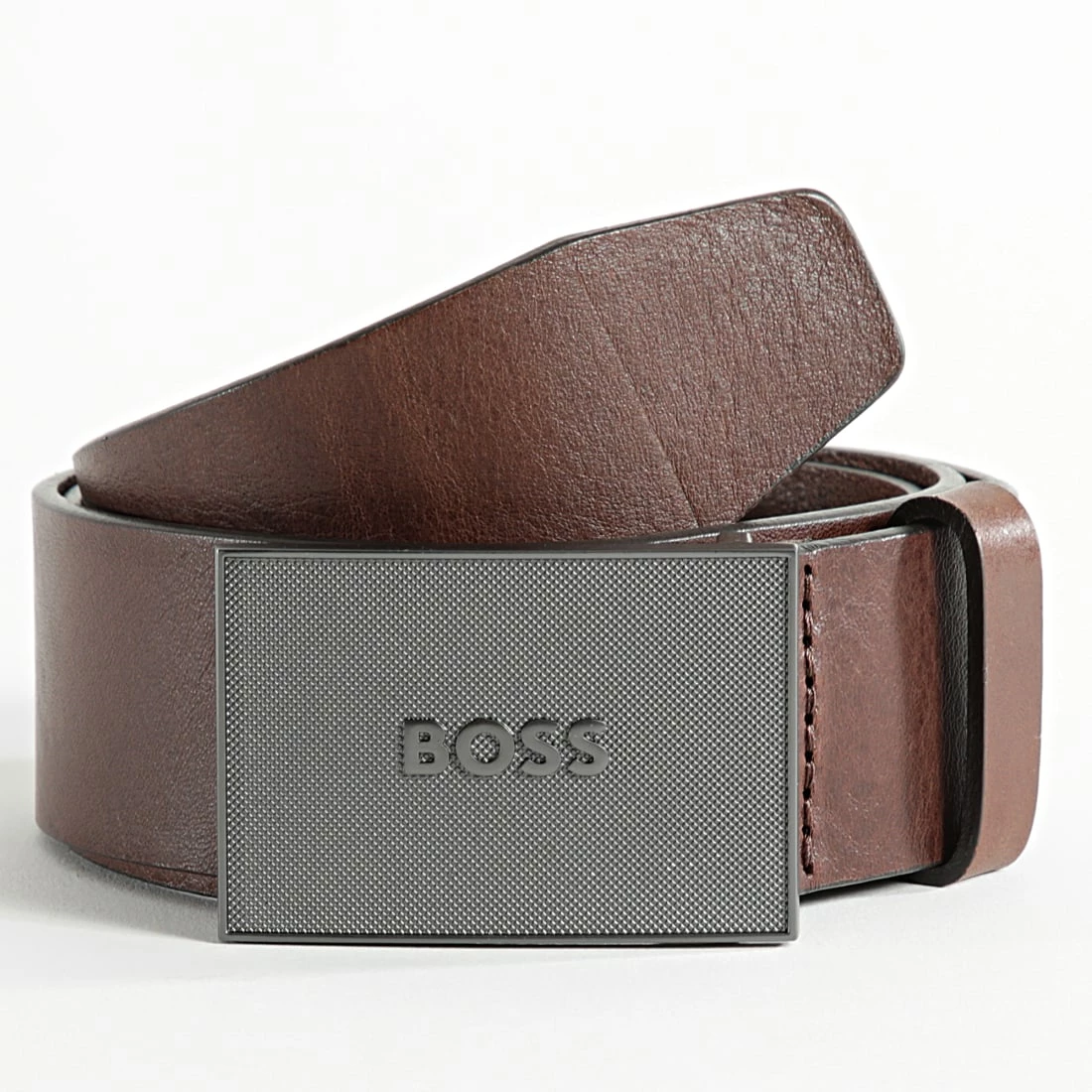 De gros 🎉 Ceinture Icon V 50476554 Marron de BOSS 😍