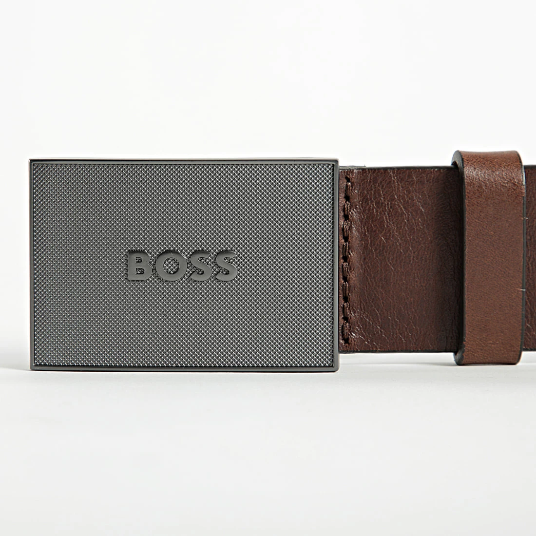 De gros 🎉 Ceinture Icon V 50476554 Marron de BOSS 😍 – Image 2