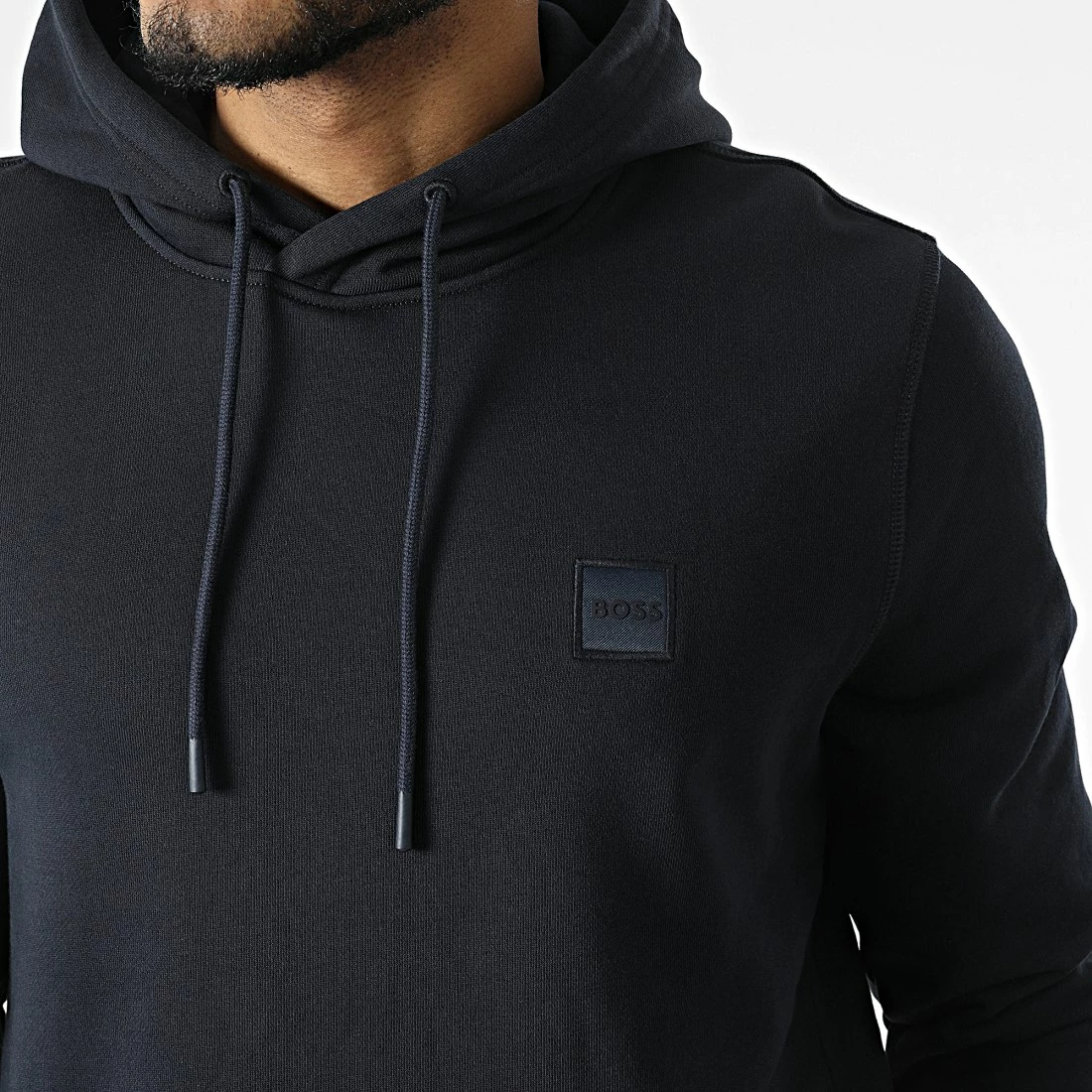 Grosses soldes 🌟 Sweat Capuche 50468445 Bleu Marine de BOSS ⌛ – Image 2