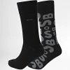 Sortie 😍 Lot De 2 Paires De Chaussettes Logo 50473161 Noir de BOSS 🤩