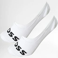 Offres 🛒 Paire De Chaussettes Invisibles SL Uni 50477866 Blanc de BOSS 🎉