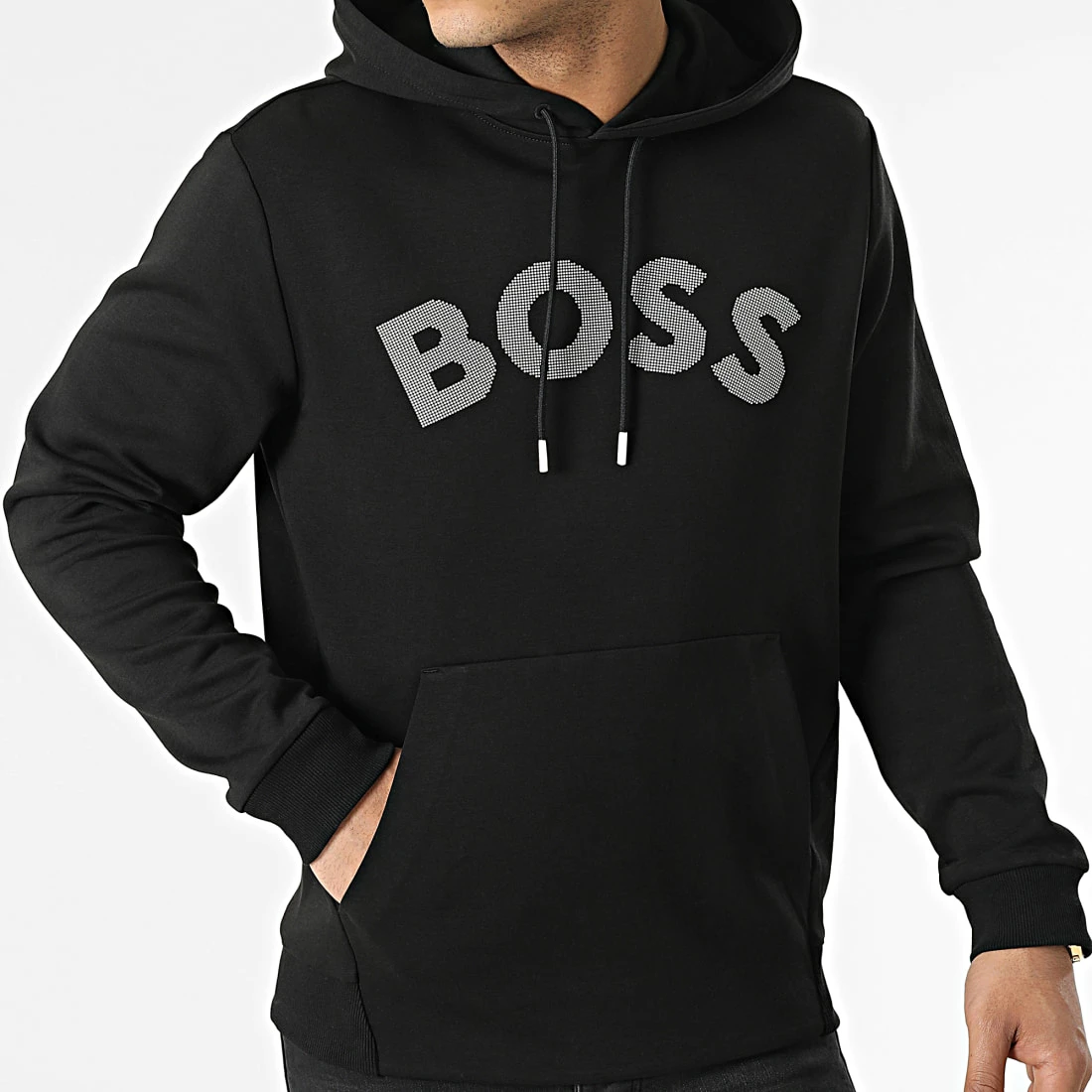 Meilleure vente 🔔 Sweat Capuche Soody 2 50469367 Noir de BOSS 🔥 – Image 3
