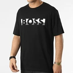 Tout neuf 🎉 Tee 👚 Shirt 50466295 Noir de BOSS 👏