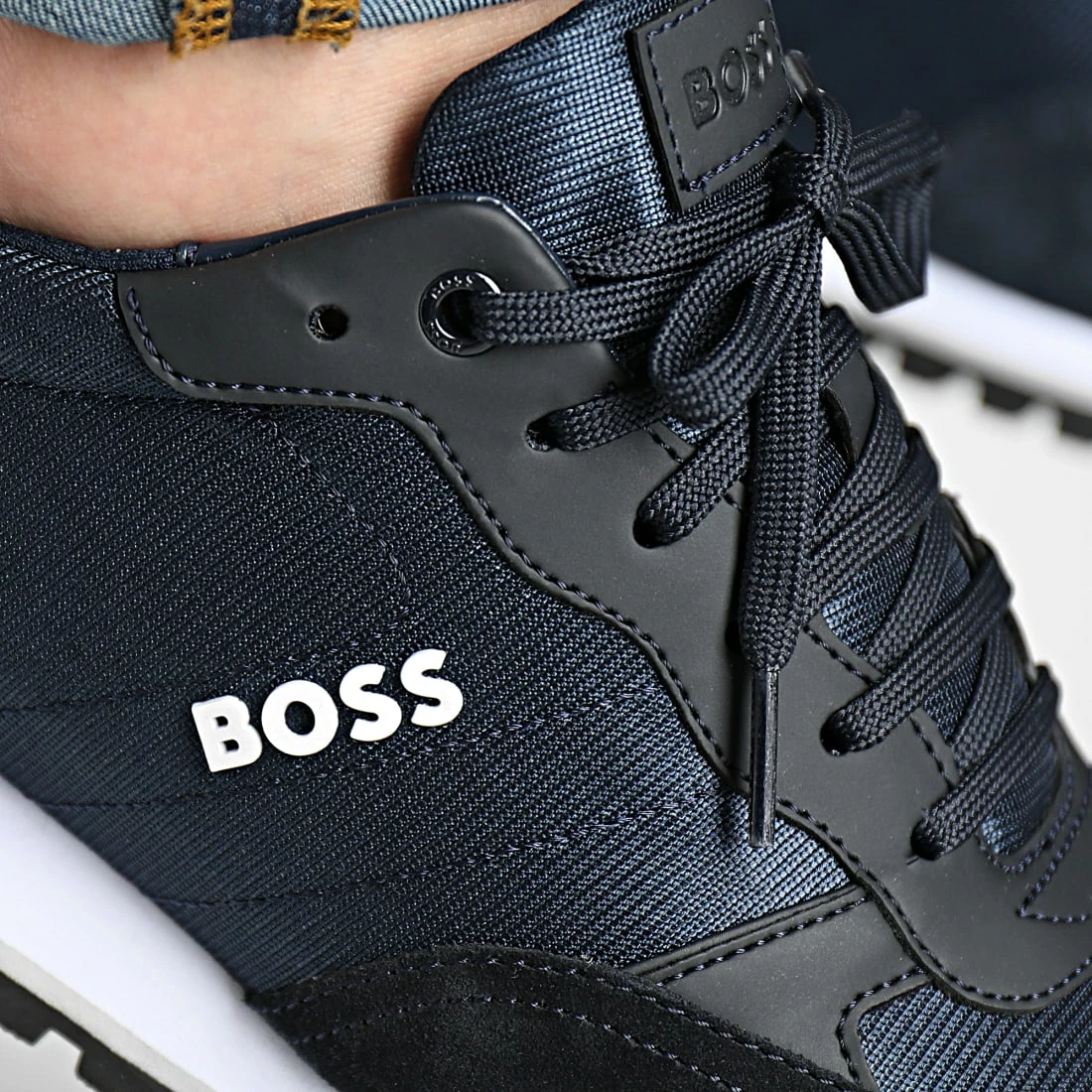 Offres 🔔 Baskets Parkour Runner 50470152 Dark Blue de BOSS ⭐ – Image 2