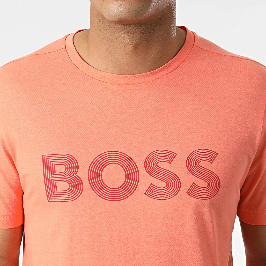 Le moins cher 🎁 Tee 👕 Shirt 50466608 Saumon de BOSS 🧨 – Image 2