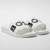 Sortie 🤩 Claquettes Bay Slide 50471271 White de BOSS 🤩