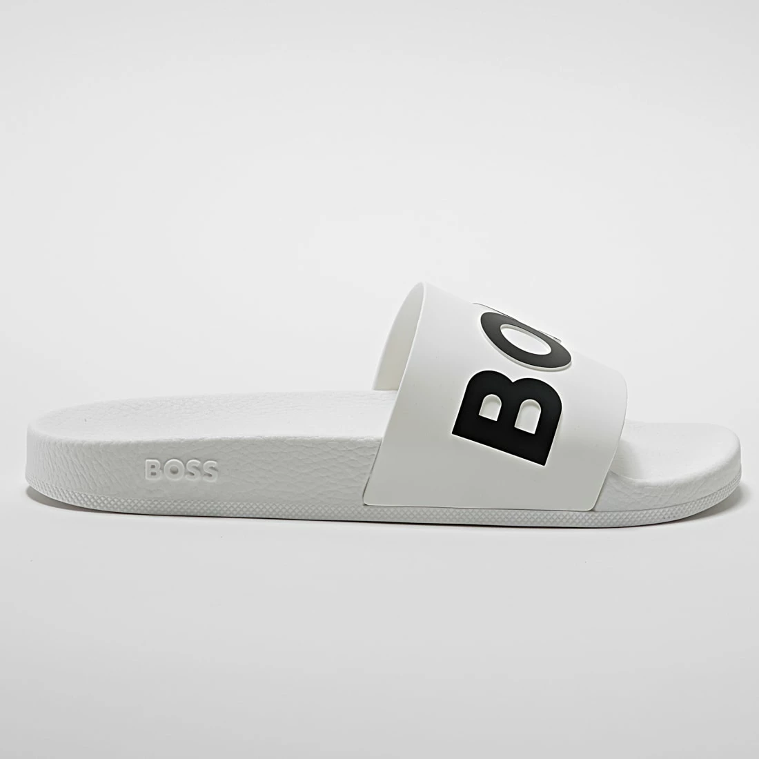 Sortie 🤩 Claquettes Bay Slide 50471271 White de BOSS 🤩 – Image 3