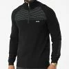Tout neuf 😉 Sweat A Col Zippé Zandi 50471806 Noir de BOSS 🌟