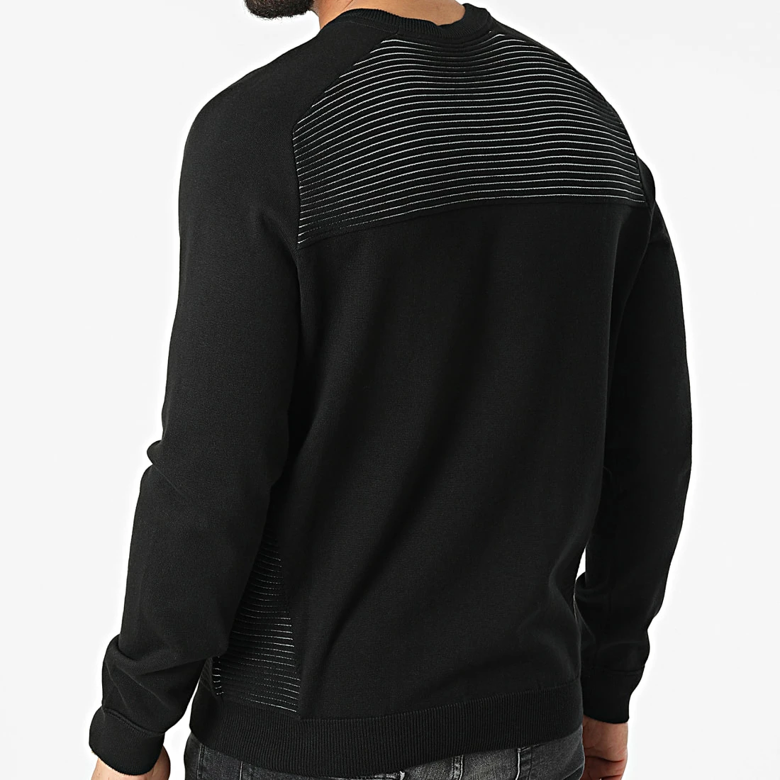 Remise 🌟 Sweat Crewneck Ramal 50471789 Noir de BOSS ✔️ – Image 4