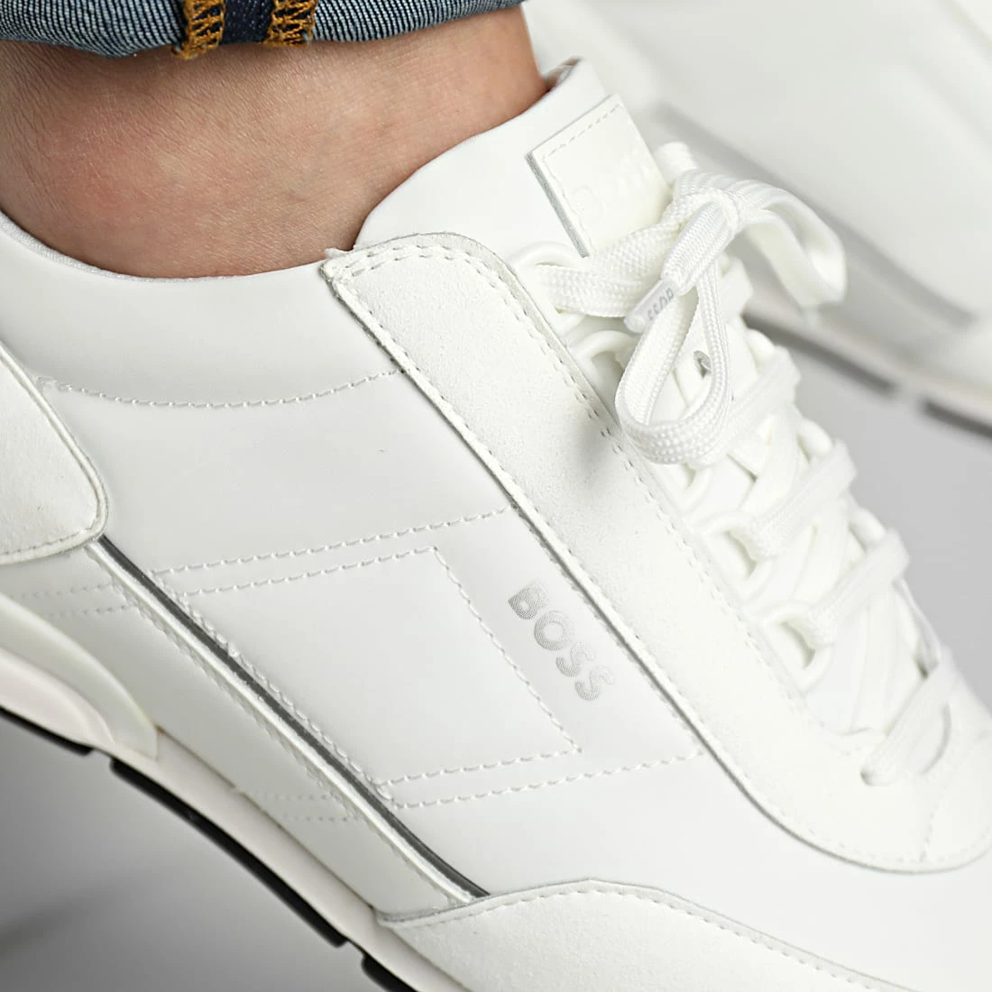 Sortie 🔔 Baskets Saturn Low Profile 50474872 White de BOSS 🔥 – Image 2