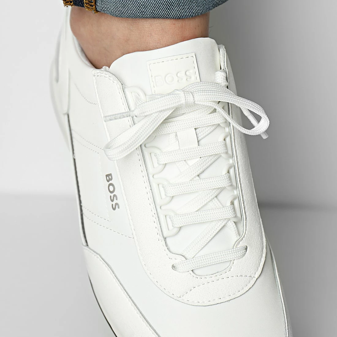 Sortie 🔔 Baskets Saturn Low Profile 50474872 White de BOSS 🔥 – Image 3