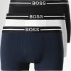 Bon marché 👏 Lot De 3 Boxers 50460261 Noir Blanc Bleu Marine de BOSS 🛒