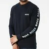 Top 10 👏 Sweat Crewneck Contem 50474909 Bleu Marine de BOSS 🎁