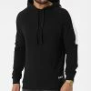 Nouveau ✔️ Sweat Capuche A Bandes Fashion 50474934 Noir de BOSS 🥰