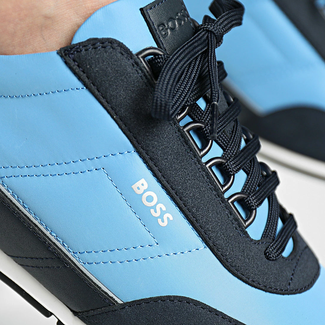 Remise 💯 Baskets Saturn Low Profile 50474872 Open Blue de BOSS 👍 – Image 2