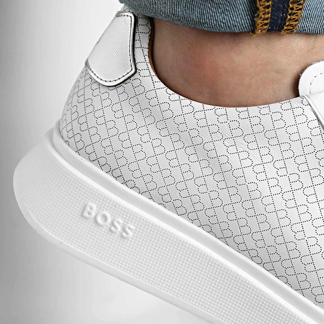 Grosses soldes 🎁 Baskets Bulton Runner 50474463 Natural de BOSS ✨ – Image 2