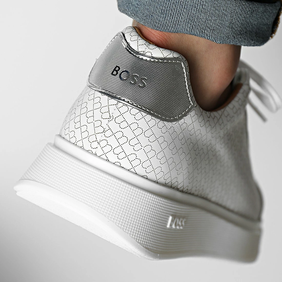 Grosses soldes 🎁 Baskets Bulton Runner 50474463 Natural de BOSS ✨ – Image 4