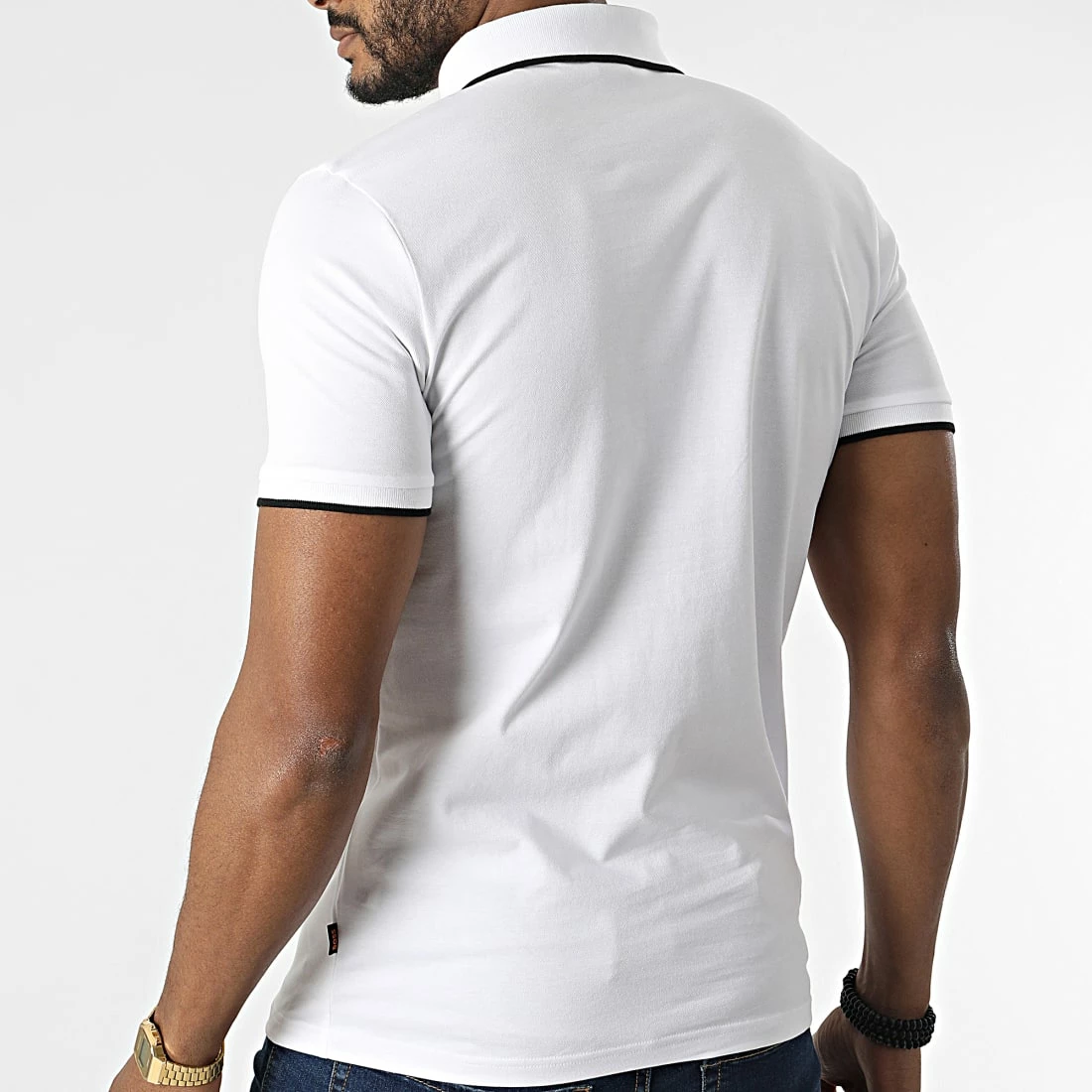 Grosses soldes ✨ Polo Manches Courtes 50472665 Blanc de BOSS ⌛ – Image 4