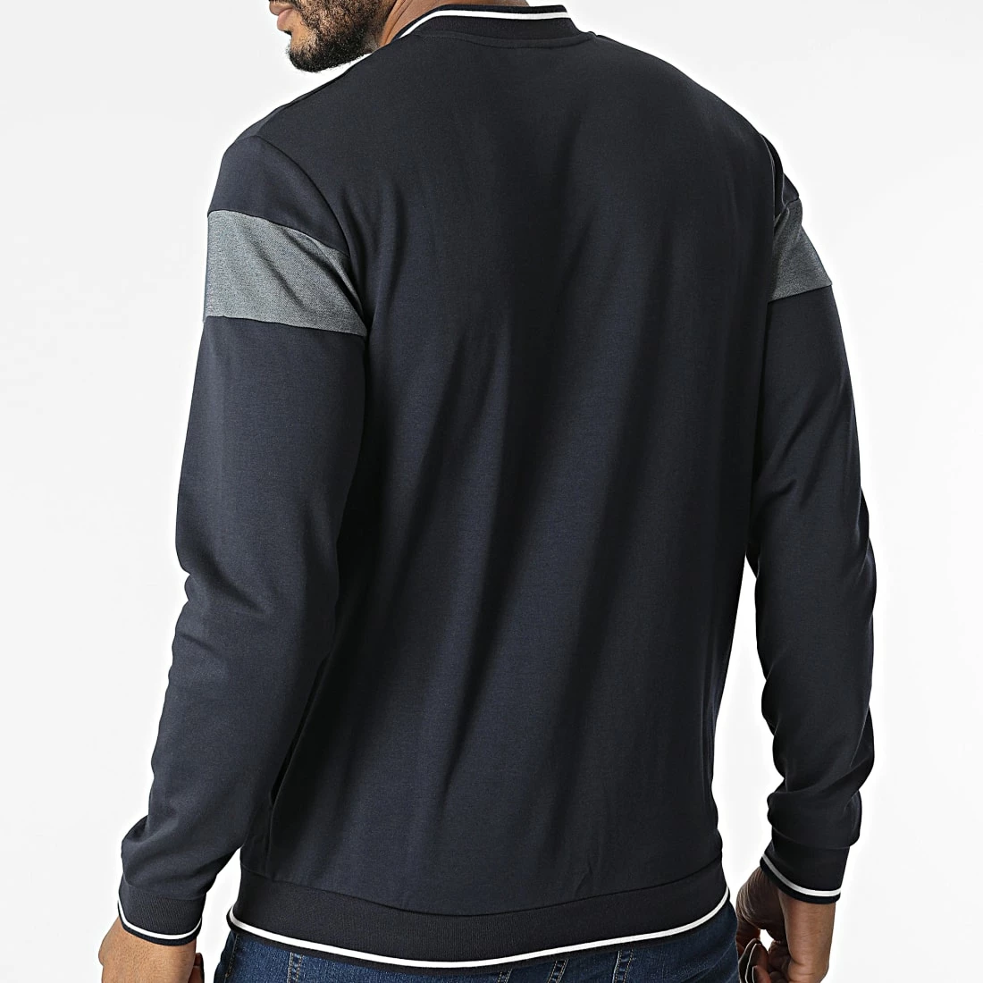 Le moins cher đ Veste Zippée 50474921 Bleu Marine de BOSS â€ïž â Image 4