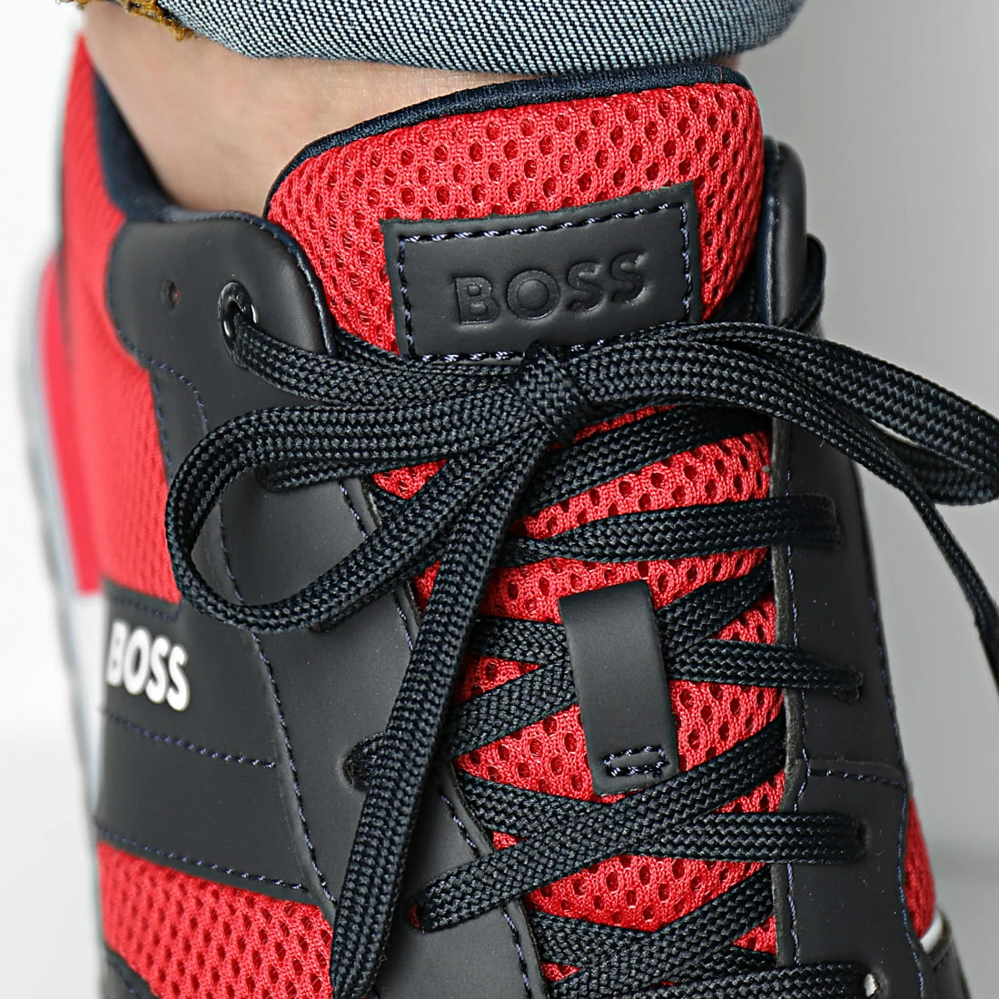 Budget ⭐ Baskets Parkour L Runner 50474686 Open Red de BOSS 🧨 – Image 3