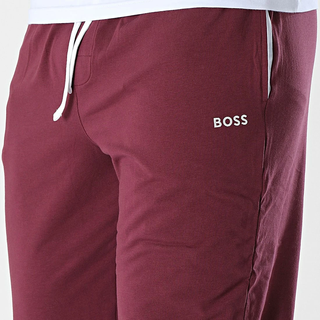 Offres 🔥 Pantalon Jogging Mix And Match 50473000 Bordeaux de BOSS 🥰 – Image 2