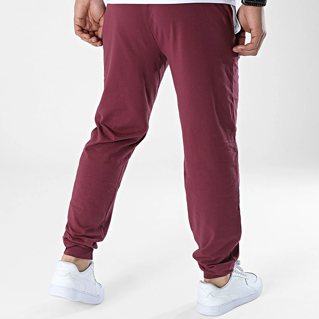 Offres 🔥 Pantalon Jogging Mix And Match 50473000 Bordeaux de BOSS 🥰 – Image 4