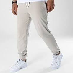 Offres ✔️ Pantalon Jogging Mix And Match 50473000 Beige de BOSS 🔔