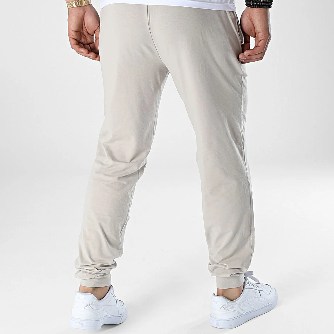 Offres ✔️ Pantalon Jogging Mix And Match 50473000 Beige de BOSS 🔔 – Image 4