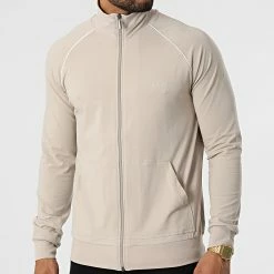 Meilleure affaire 🌟 Sweat Zippé 50469596 Beige de BOSS 🎁