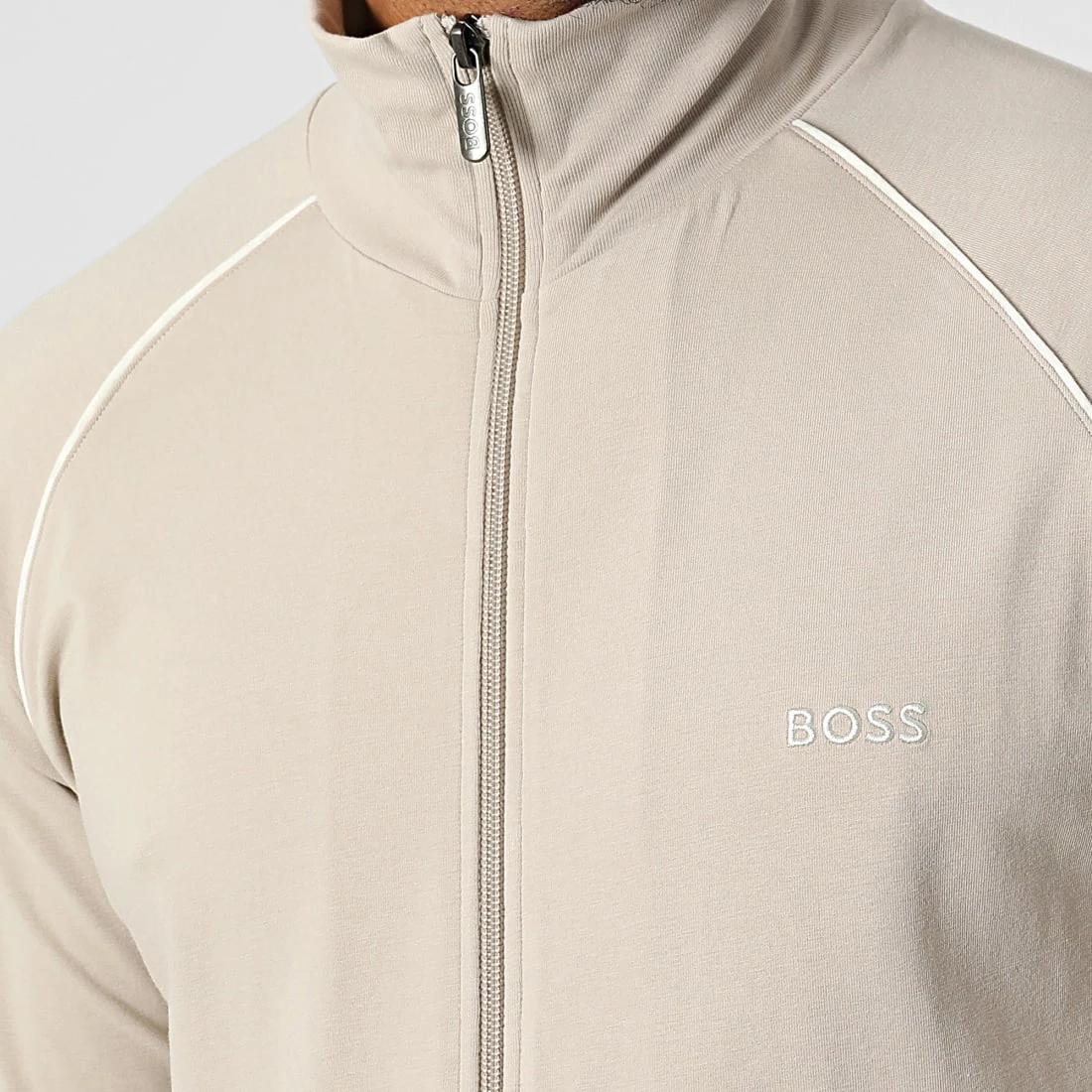 Meilleure affaire 🌟 Sweat Zippé 50469596 Beige de BOSS 🎁 – Image 2