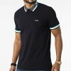 Bon marché ✨ Polo Manches Courtes 50473952 Bleu Marine de BOSS 😀