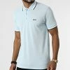 Remise 💯 Polo Manches Courtes 50468983 Bleu Ciel de BOSS 😉
