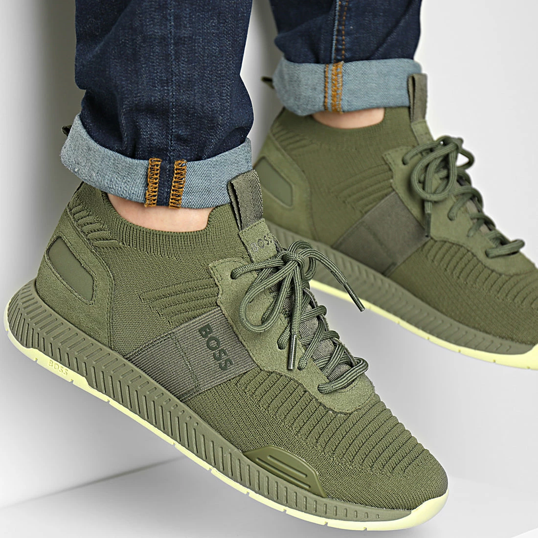 Les meilleures critiques de 💯 Baskets Titanium Runner 50470596 Dark Khaki de BOSS 🎉