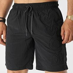Coupon 🎁 Short De Bain 50469329 Noir de BOSS 🎁