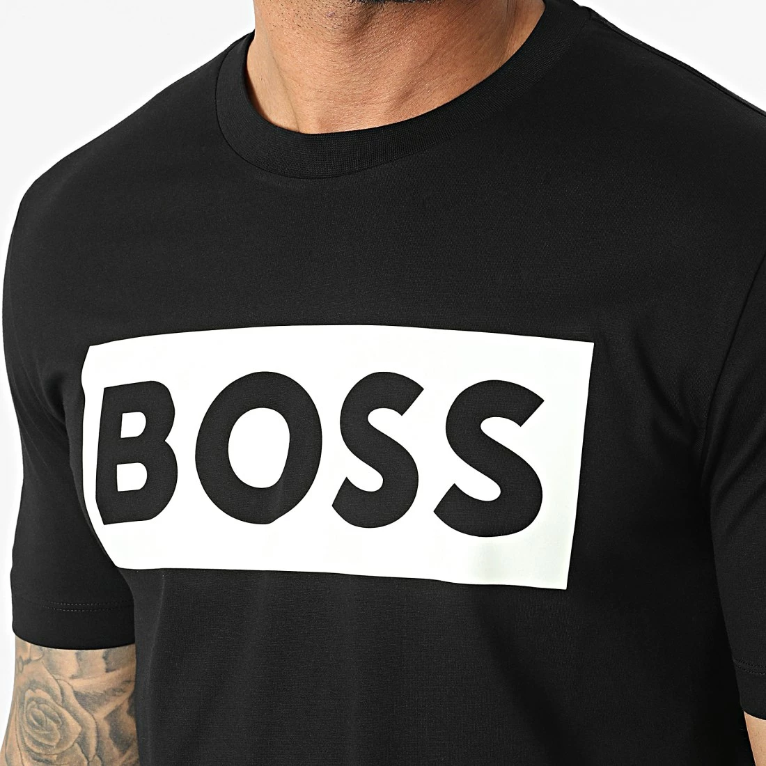 Tout neuf ⌛ Tee 👚 Shirt Tiburt 50471696 Noir de BOSS 🧨 – Image 2