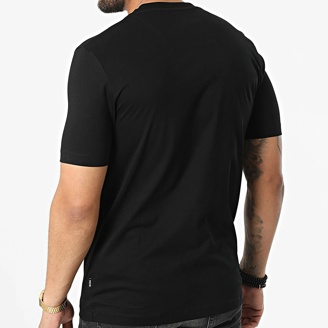 Tout neuf ⌛ Tee 👚 Shirt Tiburt 50471696 Noir de BOSS 🧨 – Image 4