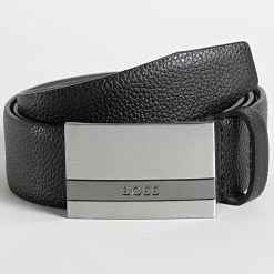Grosses soldes ⭐ Ceinture 50475095 Noir de BOSS 🤩