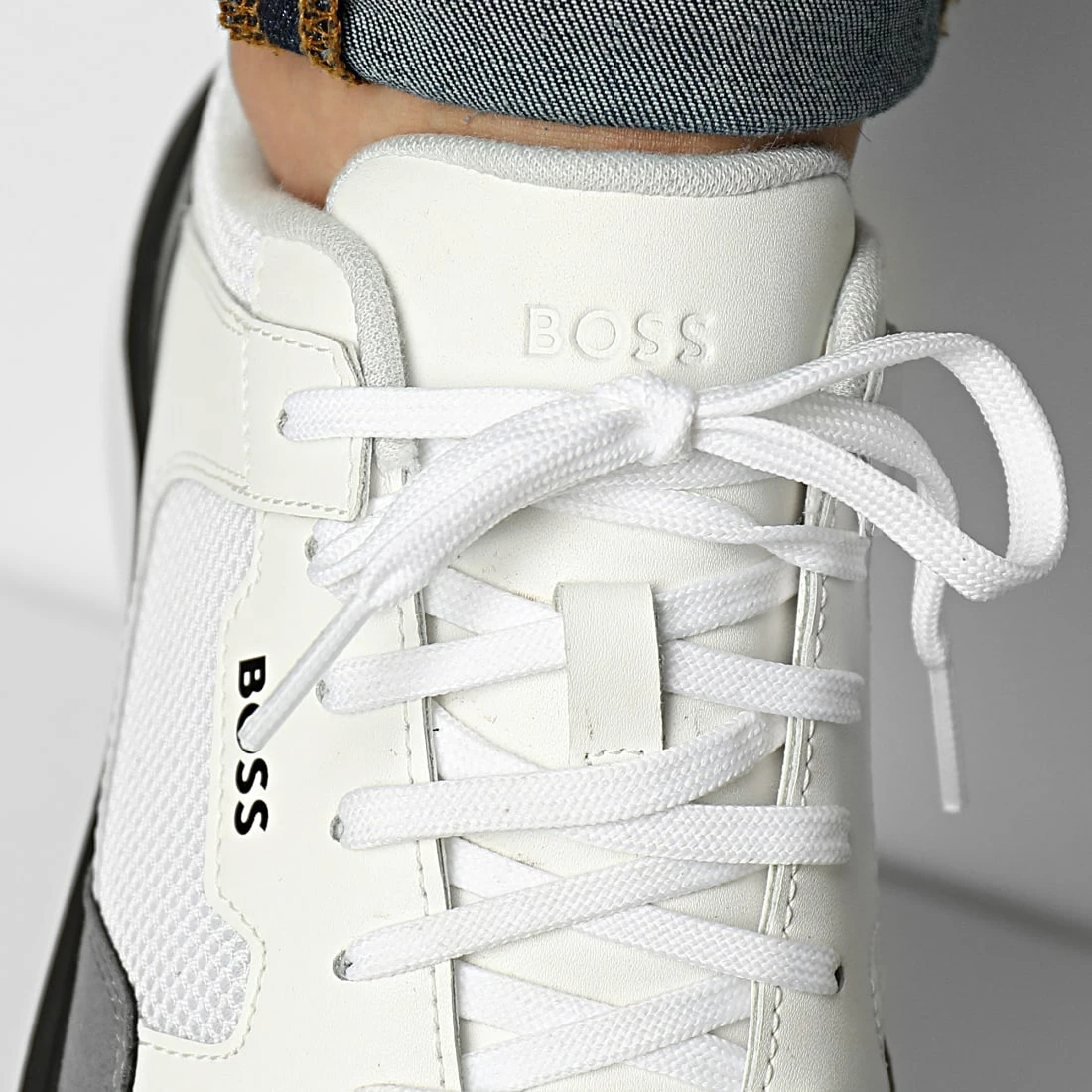 Acheter 🔔 Baskets Dean Runner 50474955 Open White de BOSS 🤩 – Image 3