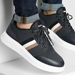 Le moins cher 🌟 Baskets Bulton Runner 50474953 Dark Grey de BOSS 🔔